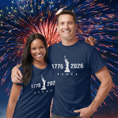 1776 2026 | 愛国的な自由の女神 アメリカ建国250年周年 Tシャツ