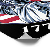 1776-2026 自由の女神 アメリカ建国250周年記念グッズ ポスター (角)