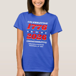 1776–2026 記念Tシャツ Tシャツ