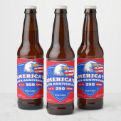 1776–2026 Eagle Shield • Custom Homebrew Label USA ビールラベル (ボトル)