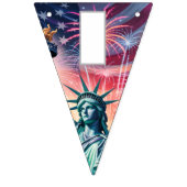 1776–2026 QR Bunting • Edit Text & Link in Minutes バンティングフラッグ (第3の旗)