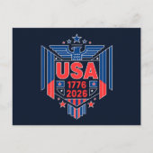 1776-2026 USA シーズンポストカード (正面)