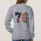 1776-2026 USA 250th Anniversary Patriotic Design スウェットシャツ (裏面)