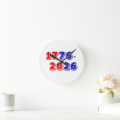 1776 2026 Wall Clock ラウンド壁時計 (ホーム)