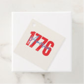 "1776 America" アメリカ独立250周年記念 7月4日 アイボリー フェイバータグ (インサイチュ)