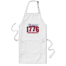 1776 America 250 Years for Freedom ロングエプロン