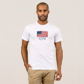 1776 American Flag Patriotic Heritage T-Shirt Tシャツ (正面フル)