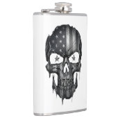 1776 American Flag Skull Patriotic USA 250th Flask フラスク (右)