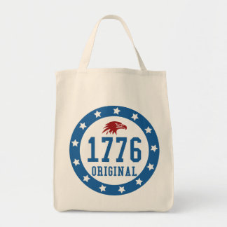 1776 Original 4 July Badge トートバッグ