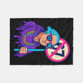 1776 Over 67 Funny Meme George Washington Drip  フリースブランケット (正面(横))