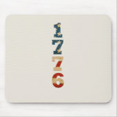 1776 Patriotic American Flag マウスパッド (正面)