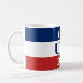 1776 USA 2026 Red White and Blue Patriotic コーヒーマグカップ