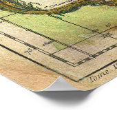 1778年ベリン航海のグ世界地図または地図 ポスター (角)