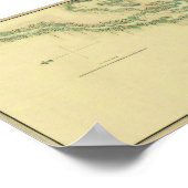 1779シャンプレーン湖図 ポスター (角)