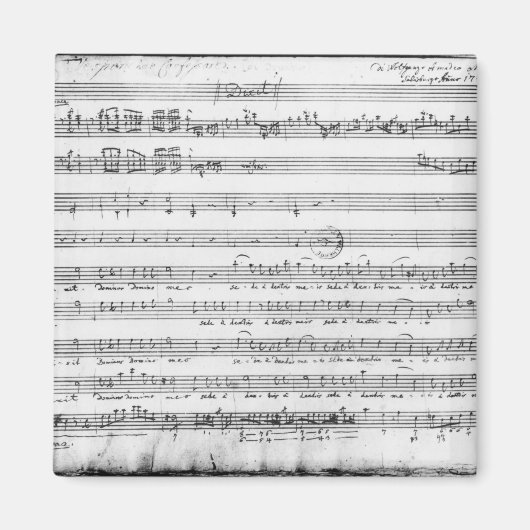 1779年、サンデー・ヴェスパース マグネット (正面)