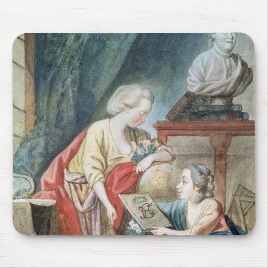 1780年にNecker家族 マウスパッド (正面)