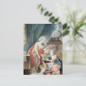 1780年のネッカー一家 ポストカード (スタンド正面)