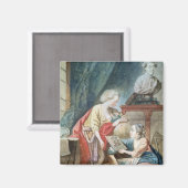 1780年のネッカー一家 マグネット (正面/裏面)