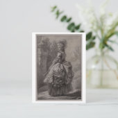 1780年～1781年の公園で素敵なマリー・アントワネット ポストカード (スタンド正面)