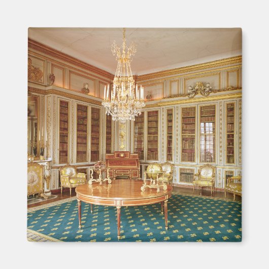 1781年のルイ16世の図書室。 マグネット (正面)