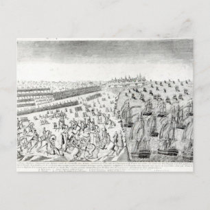 1781年、ヨークタウンで降伏 ポストカード