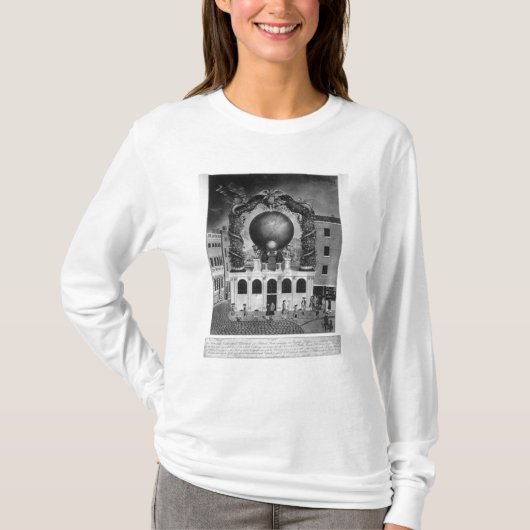 1782年の航海のな負債 Tシャツ (正面)