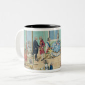 1782年1783年にウィーンの新年のお祝い ツートーンマグカップ (正面左)