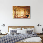 1785年マリーアントワネット飾のブードワール キャンバスプリント (インサイチュ (寝室))