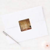 1785年マリーアントワネット飾のブードワール スクエアシール (封筒)