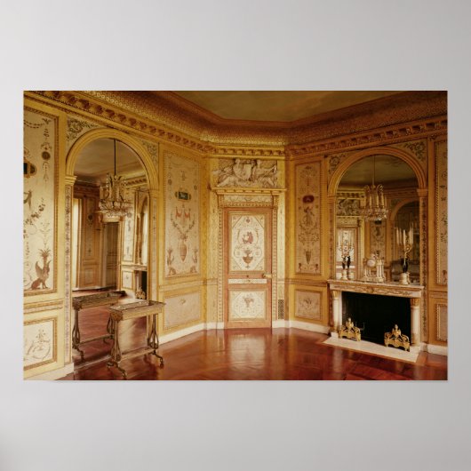 1785年マリーアントワネット飾のブードワール ポスター (正面)