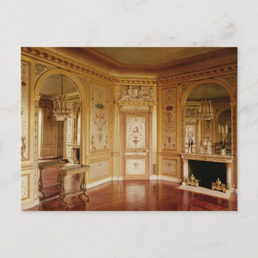 1785年マリーアントワネット飾のブードワール ポストカード (正面)