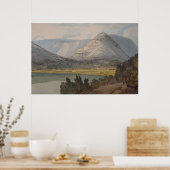 1786年のリュダル街道のグラスメア、フランシス・タウンズ ポスター (キッチン)