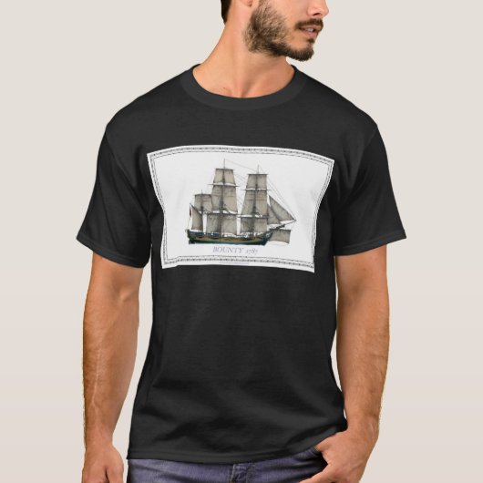 1787年のhmsの奨励金 tシャツ (正面)