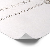 1787年ジョアン・オブ・アークポートレート(1412年~31年) ポスター (角)