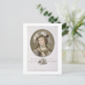 1787年ジョアン・オブ・アークポートレート(1412年~31年) ポストカード (スタンド正面)