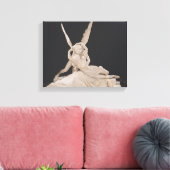 1787-93キューピッドのキスによって復活したサイチェ キャンバスプリント (インサイチュ (リビング))