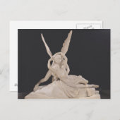 1787-93キューピッドのキスによって復活したサイチェ ポストカード (正面/裏面)