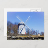 1789年に建てられたジャムズタウンの風車のポストカード ポストカード (正面/裏面)