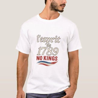 1789年の王なし Tシャツ