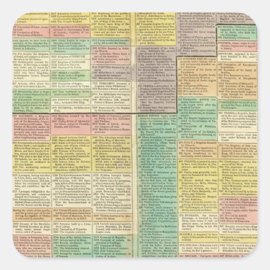 1789年までの歴史 スクエアシール (正面)