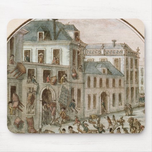 1789年4月のReveillonの暴動 マウスパッド (正面)