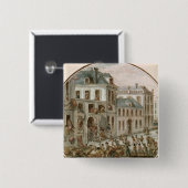 1789年4月のReveillonの暴動 缶バッジ (正面&裏面)