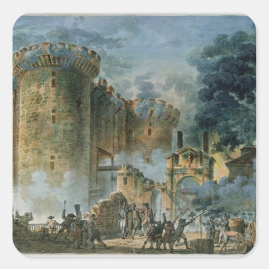 1789年7月14日バスティーユの捕食 スクエアシール (正面)