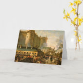 1789年7月14日バスティーユ連写 カード (黄色い花)