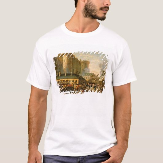 1789年7月14日、バスティールの召集 Tシャツ (正面)