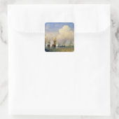 1790年のクロンシュタット近海での日露戦争 スクエアシール (バッグ)