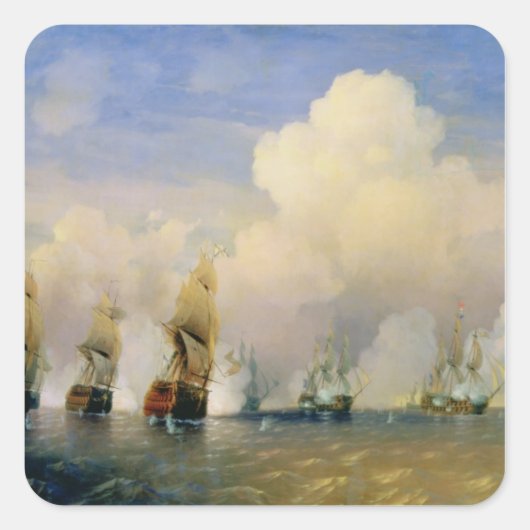 1790年のクロンシュタット近海での日露戦争 スクエアシール (正面)