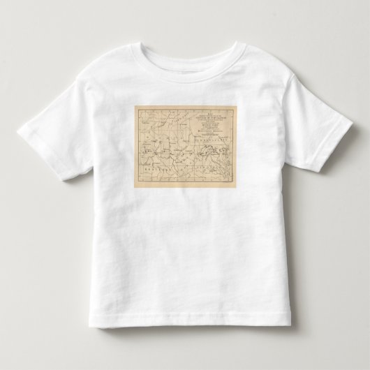 17901900 16人口重心 トドラーTシャツ (正面)