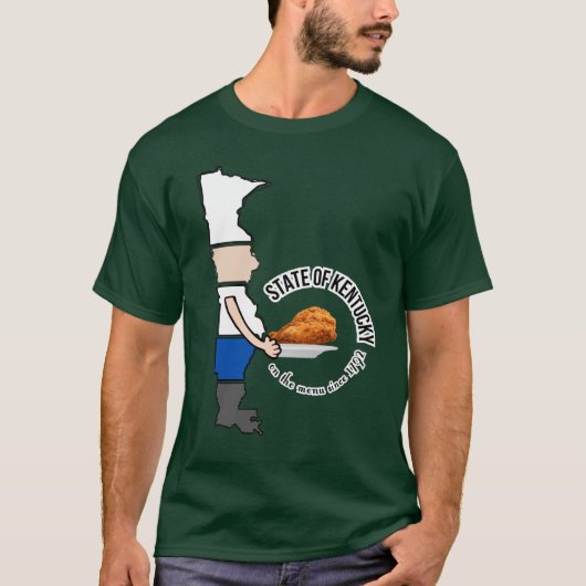 1792年からメニューに載るケンタッキー州 Tシャツ (正面)