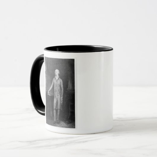 1792年の絵画の後のアレクサンダー・ハミルトン、 マグカップ (正面左)